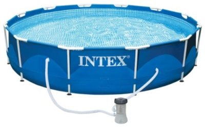 Бассейн каркасный INTEX 76х305 см + насос/фильтр 28202