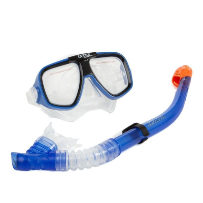Набор для плавания INTEX Плавец по подводным скалам маска + трубка *