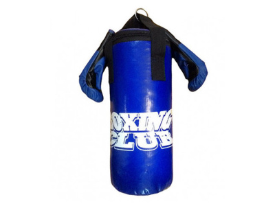 Набор боксерский ЮНИОР мешок 45см, пояс, перчатки тренировочные