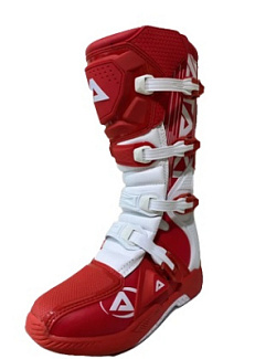 Мотоботы кроссовые ATAKI MX-001 Красный/Белый