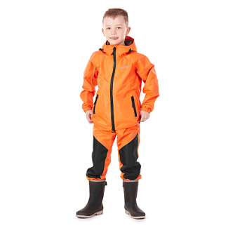 Комплект дождевой детский (куртка,брюки) Dragonfly EVO Kids ORANGE мембрана