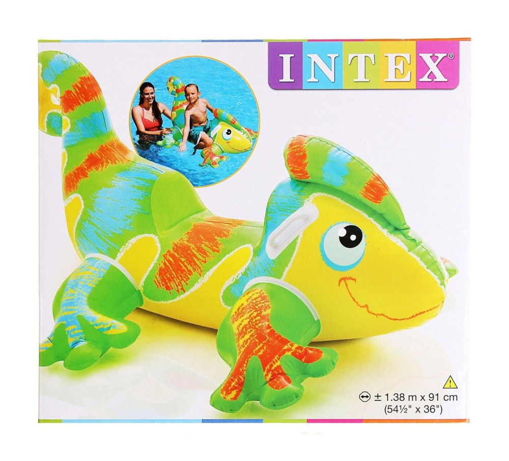 надувная игрушка intex веселый геко
