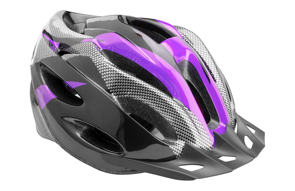 шлем защитный fsd-hl021 р58-60 черно-пурпурный 600124