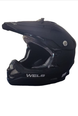 Шлем кроссовый 819-5 WELS DOT чёрный матовый M