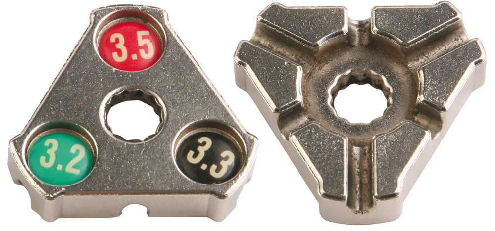 ключ ниппельный yc-1a bike hand для затяжки спиц 3,2мм/ 3,3мм/ 3,5мм, 230013