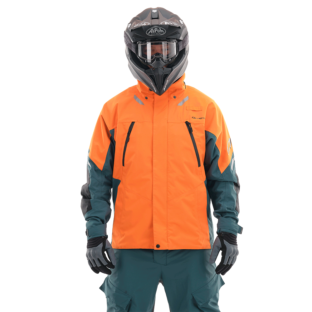 куртка мембранная dragonfly quad 2.0 orange-arctic